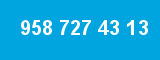 958 727 43 13 958 727 43 13
